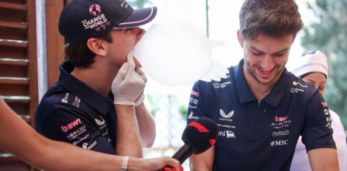 F1: el gracioso momento entre Colapinto y Gasly en la previa del GP de Azerbaiyán
