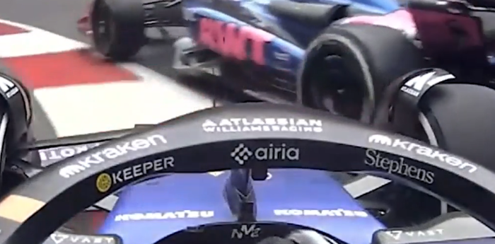 F1: ¡Desde adentro! El toque de Albon que complicó la carrera de Colapinto en Bakú