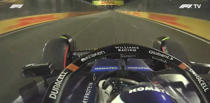 F1: ¡A bordo! Así es una vuelta rápida de Franco Colapinto en Singapur