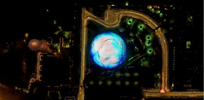 F1: la Esfera ya se prepara para el Gran Premio de Las Vegas