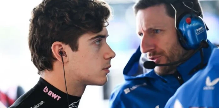 F1: las palabras de aliento de Barlow a Colapinto en el inicio del GP de Las Vegas