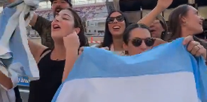 F1: los fanáticos argentinos ya esperan a Colapinto en el paddock de Qatar