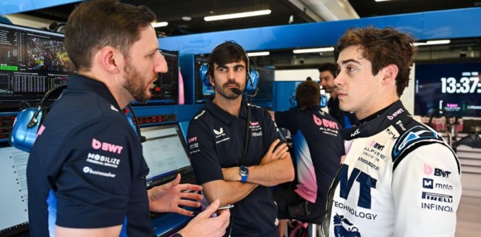 F1: el análisis de Colapinto y su ingeniero durante la FP1 del GP de Abu Dhabi