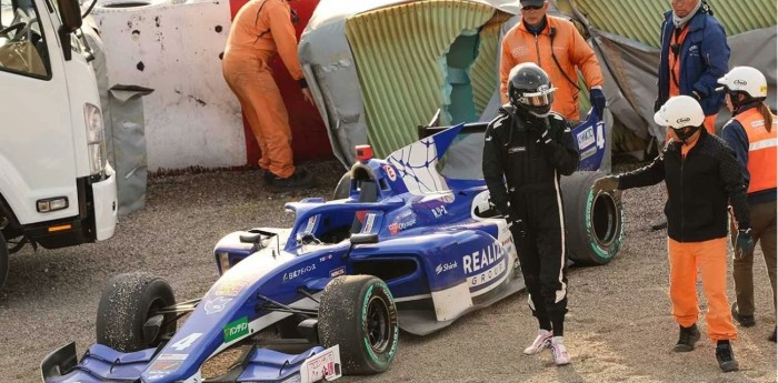 Jack Doohan chocó en la prueba para rookies de la Súper Fórmula de Japón