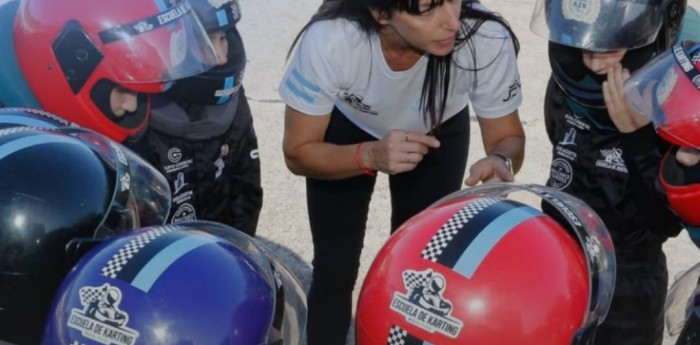 Jackie Bianchi y los secretos para manejar la frustración en los más chicos que se inician en el karting