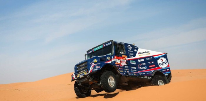 Dakar 2026: Van den Brink cortó la racha de Loprais y se llevó la Etapa 12 en Camiones