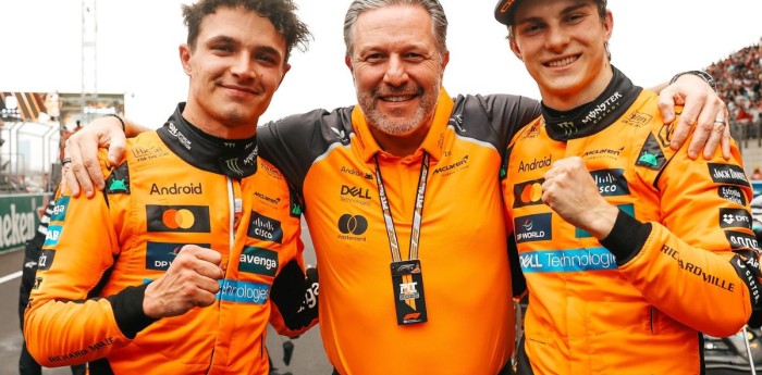 F1: ¡Primer encendido! McLaren reveló el sonido del motor del campeón defensor