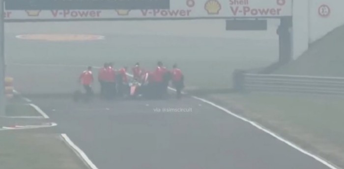 F1: la verdad detrás de la imagen de Hamilton con la Ferrari detenida que generó polémica