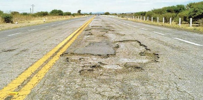El 70% de las rutas nacionales se encuentran en mal estado
