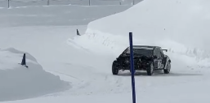 F1: “Increíble experiencia”, la felicidad de Colapinto por manejar en la nieve