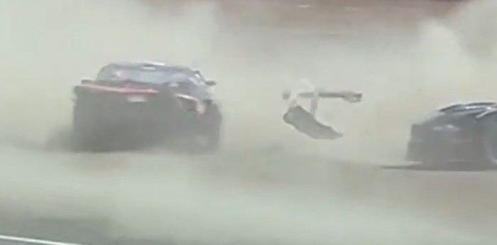 TC: ¡Durísimo accidente! El golpe entre Abdala y Serrano que generó el segundo Pace Car en El Calafate