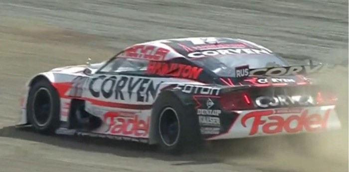 TC: ¡Malas noticias! Werner sufrió un problema en su Mustang y abandonó en El Calafate