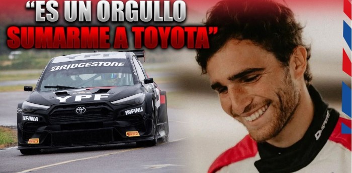 TC2000: Yankelevich, sobre ser piloto oficial de Toyota: "Es un orgullo, no me lo imaginaba"