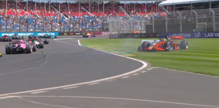 F2: Nicolás Varrone sufrió un traspié en el comienzo del Sprint en el GP de Australia
