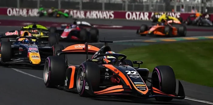 F2: Varrone explicó el insólito motivo que le provocó una penalización en la Feature Race en Australia