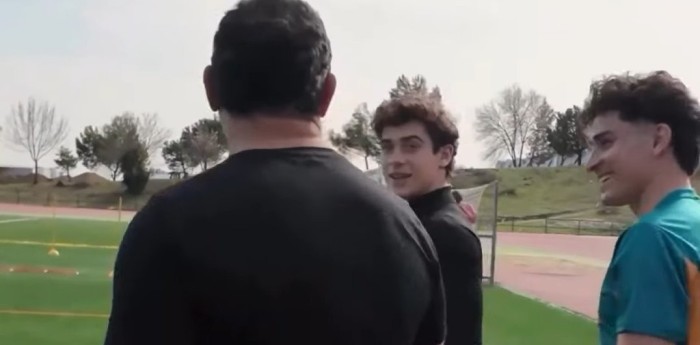 Franco Colapinto, Julián Álvarez y Agustín Creevy: encuentro entre tres figuras del deporte argentino