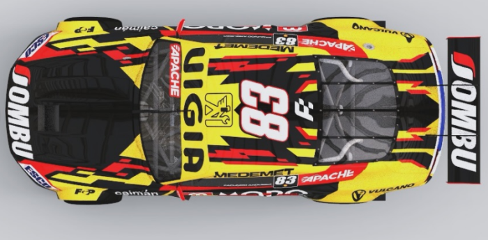 TC: Ardusso presentó el diseño del Mustang del equipo del "Gurí" Martínez para la cita en Neuquén