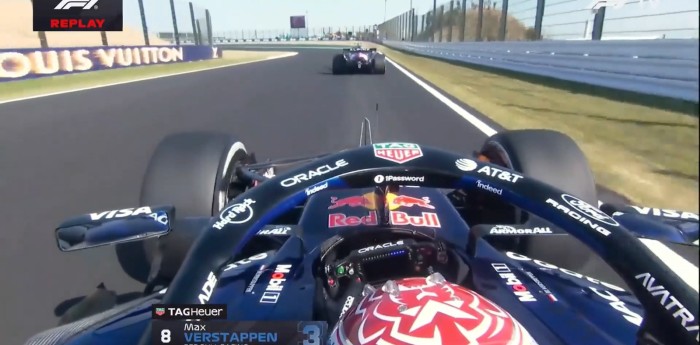 F1: desde el ángulo de Verstappen: la peligrosa maniobra que puso a Colapinto bajo investigación
