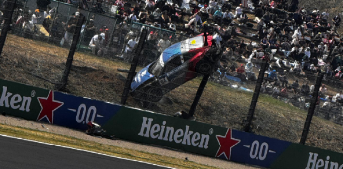 F1: ¡Atención Colapinto! El escalofriante accidente que atrasó el arranque del GP de Japón