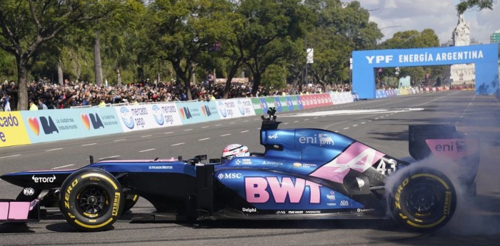 Cacho Fangio en el Road Show de Colapinto: “Es una alegría muy grande estar acá”