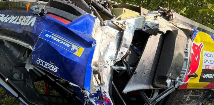El impactante video del duro vuelco de Jos Verstappen en el Rally de Valonia