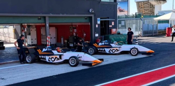 F4 Italiana Thiago Palotini y Federico Díaz Quaglia probaron en Misano antes del comienzo del campeonato