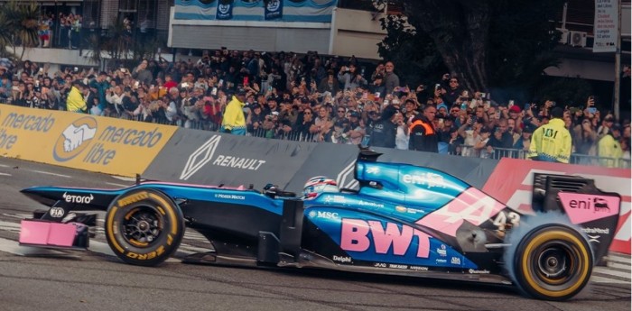 F1: Alpine, sorprendido por la cantidad de espectadores en el Road Show de Colapinto
