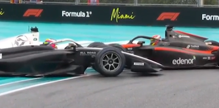 F2: el incidente que complicó la carrera de Varrone el GP de Miami
