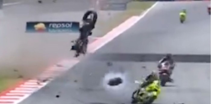 MotoGP: ¡ATERRADOR! El impactante accidente de Alex Márquez en el GP de Cataluña