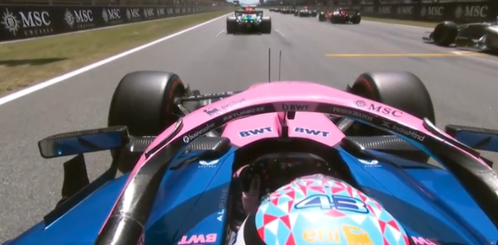 F1: así fue la inteligente largada de Colapinto en el GP de Barcelona