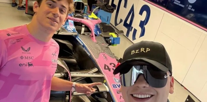 F1: la divertida cruzada de Colapinto con Gasly para defender a Bizarrap: "No seas infiel"