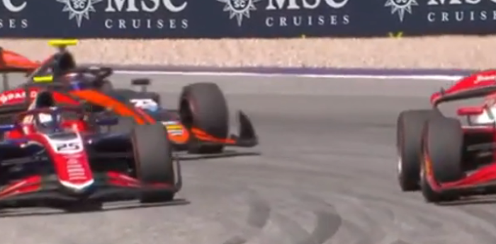 F2: ¡Infartante duelo por el triunfo entre Montoya y Bennett en la última vuelta en Austria!