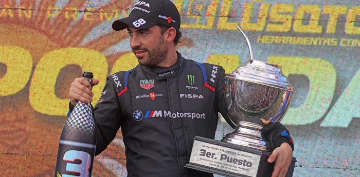 TC: Julián Santero volvió a subir al podio tras el cambio de motorista