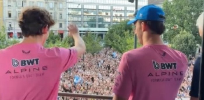 F1: ¡Una multitud! Así recibieron a Colapinto y Gasly en su llegada a Budapest