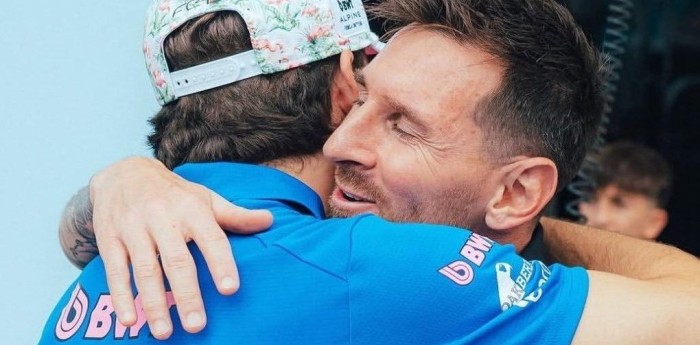 F1: "Con vos siempre", la sentida muestra de apoyo de Colapinto para Messi tras la pérdida de su padre