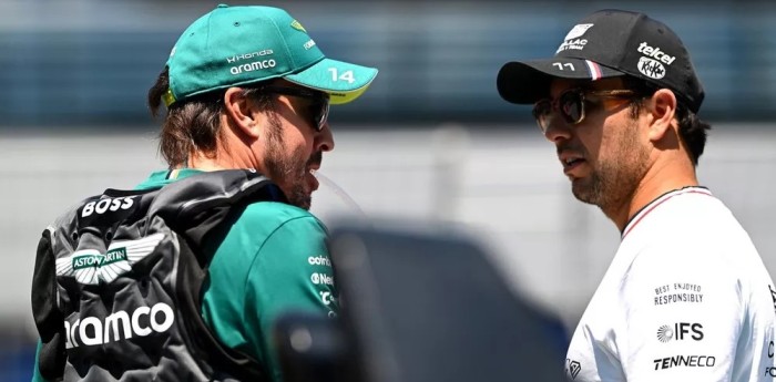 Sergio Pérez elogió a Fernando Alonso por su longevidad en la Fórmula 1: “Es diferente”