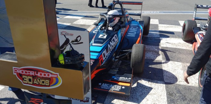 Fórmula Uno Argentina: Johansen hizo la pole y Trouboul ganó la primera final en La Plata