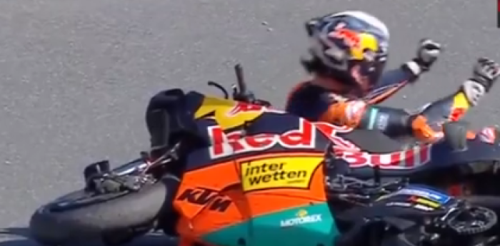 El divertido festejo de Pedro Acosta en Austria luego de triunfar por primera vez