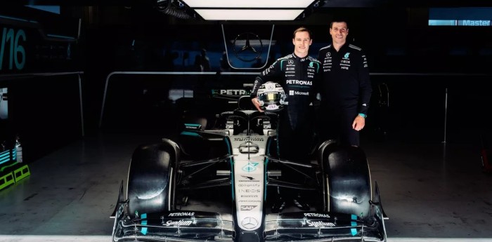 Joshua Dürksen hizo historia: El primer paraguayo en probar un F1 con Mercedes en Portimão