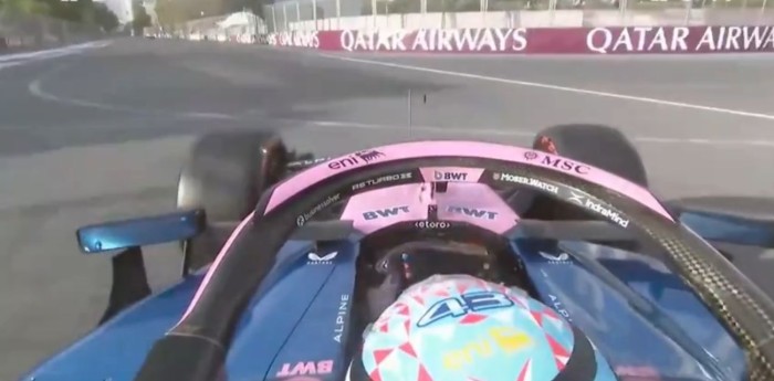 La salvada de Colapinto que no se vio en el GP de Azerbaiyán de F1