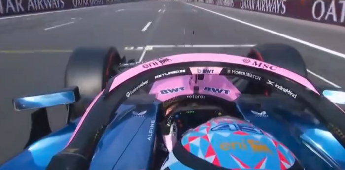 La gran vuelta con la que Colapinto se metió en Q3 en el GP de Azerbaiyán