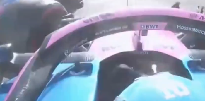 Desde la on board de Gasly, así fue el encontronazo con Colapinto en el GP de Azerbaiyán
