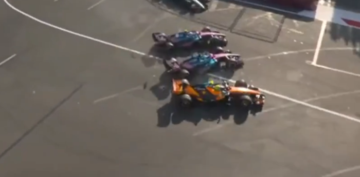 Norris reclamó que Colapinto sea suspendido de la F1 tras el choque con Gasly en el GP de Azerbaiyán