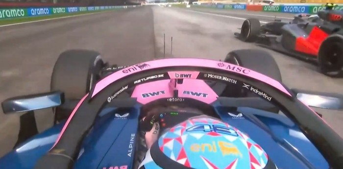 El sobrepaso de Colapinto a Bortoleto para remontar en el GP de Malasia de la F1
