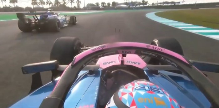 El inteligente avance de Colapinto sobre Sainz en el GP de Malasia
