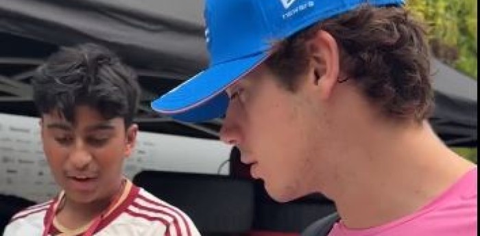La broma de Colapinto a un fanático que recordó la final del Mundial entre Argentina y España