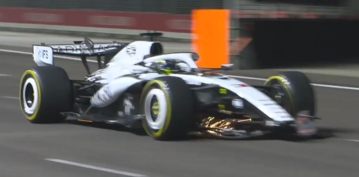 El incidente de Checo Pérez que generó la bandera roja en la SQ1 del GP de Singapur