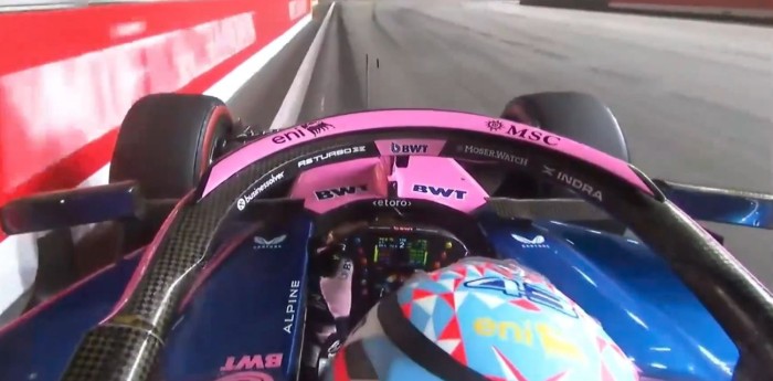 Así fue la vuelta rápida que metió a Colapinto en la Q2 del GP de Singapur
