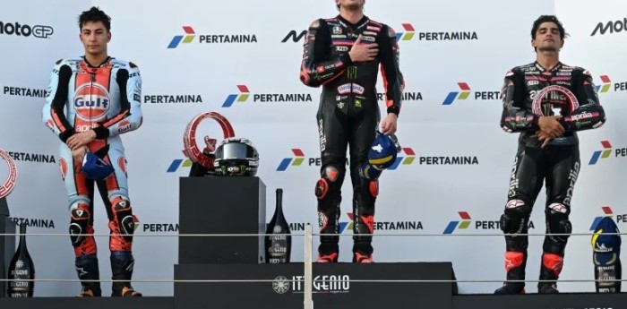 Bezzecchi se impuso en el GP de Indonesia y Martin recuperó la punta del campeonato de MotoGP