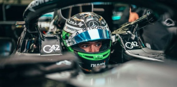 Mercedes completó el primer día en Magny-Cours con los neumáticos de 2027